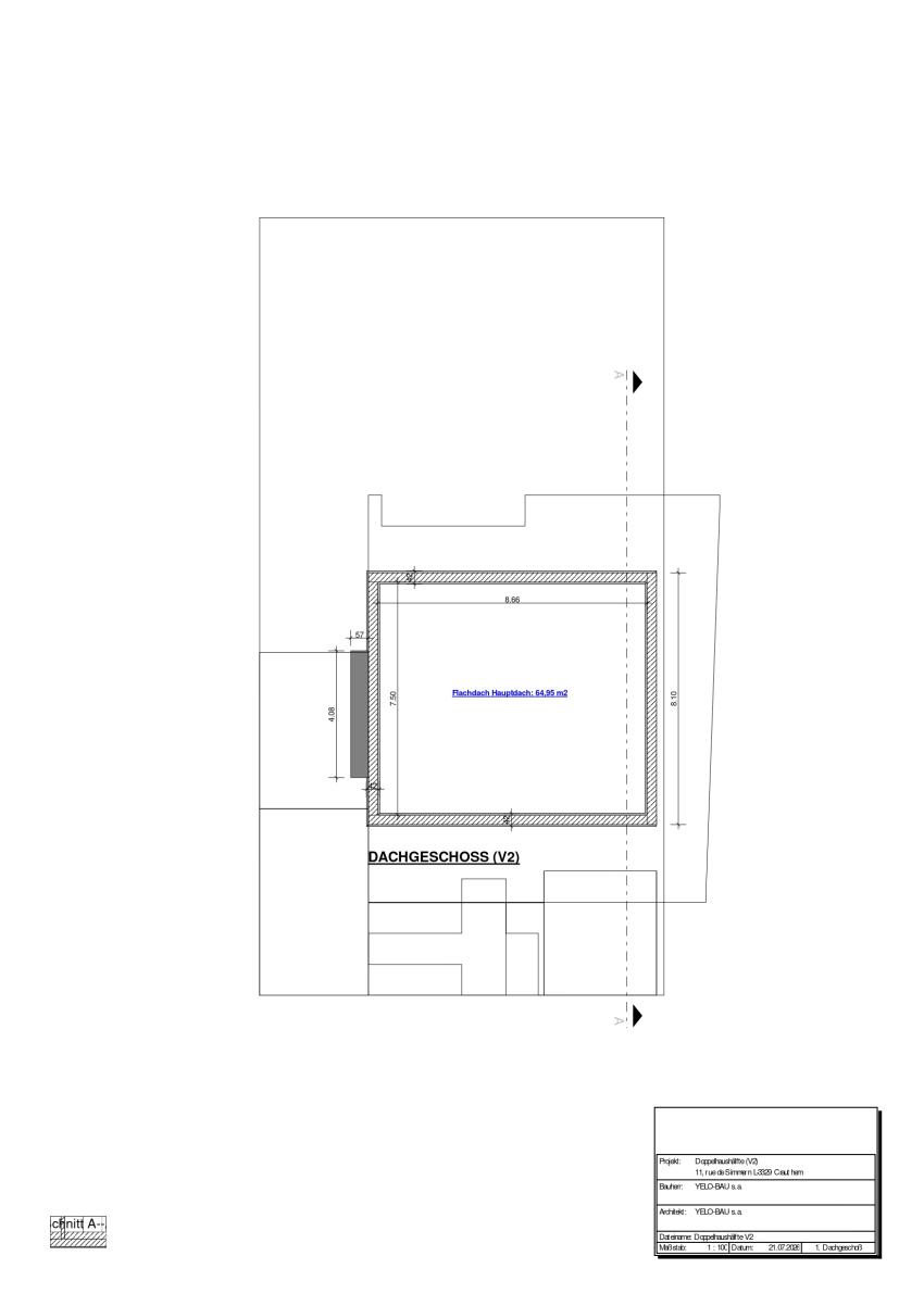 Futur projet de maison jumelée à L-2121 Crauthem